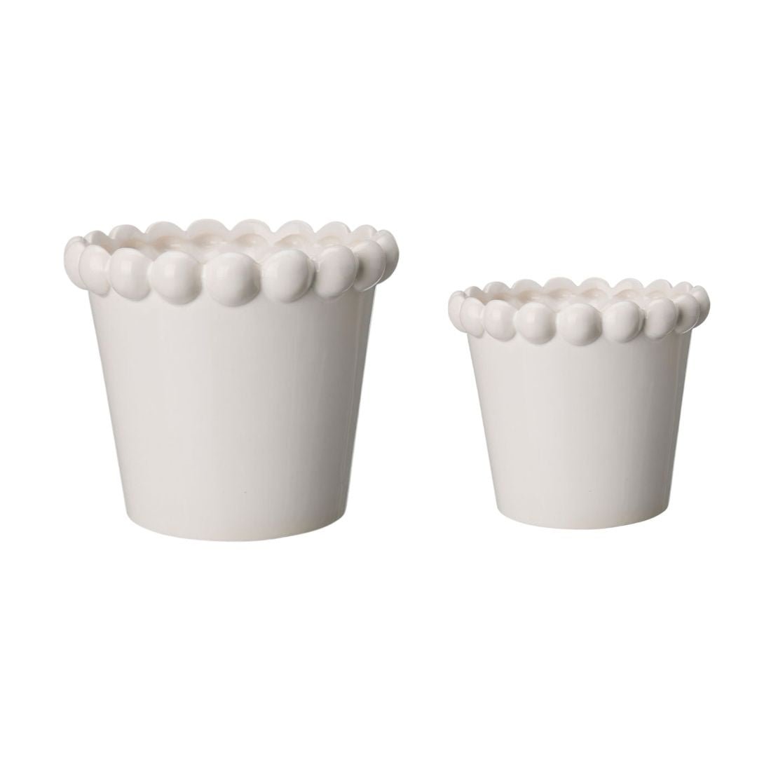 Mary Indoor Pot White