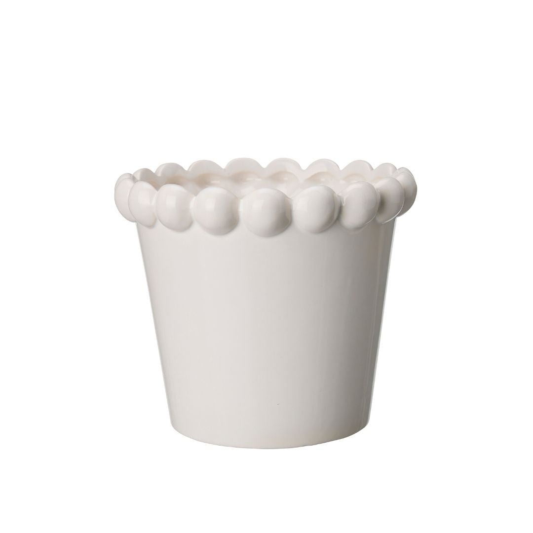 Mary Indoor Pot White