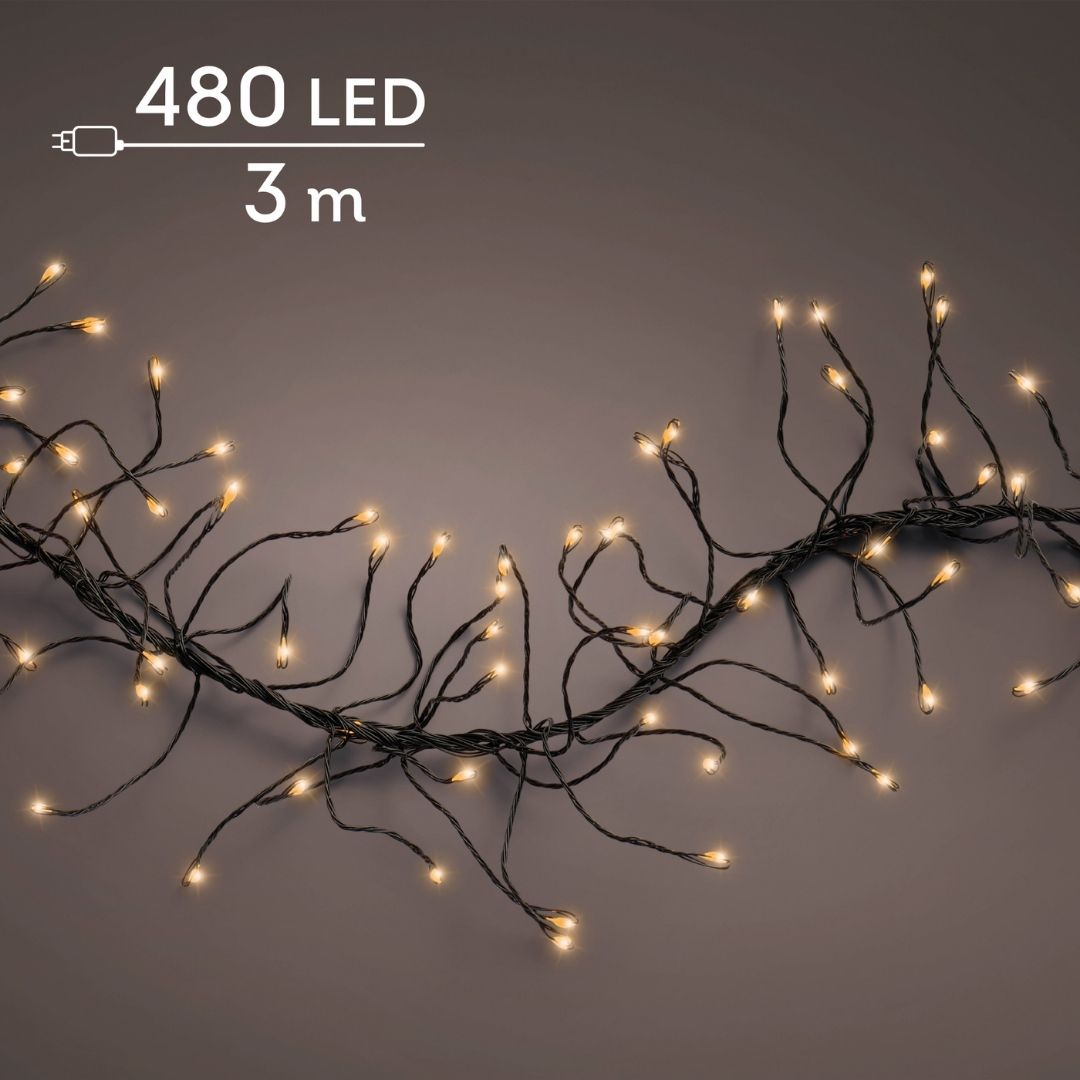 Christmas Cluster Lights Micro LED  - Classic Warm