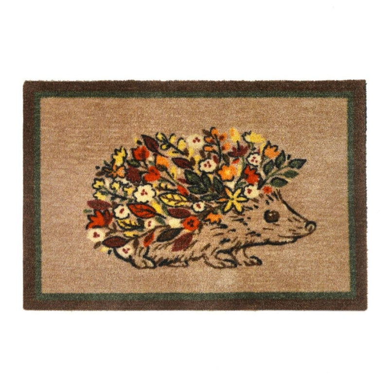 My Mat Floral Hedgehog