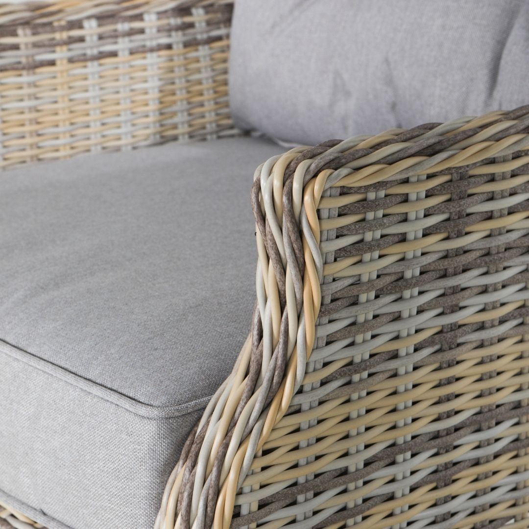 Mykonos Rattan Garden 8 Seat Dining Furniture Set