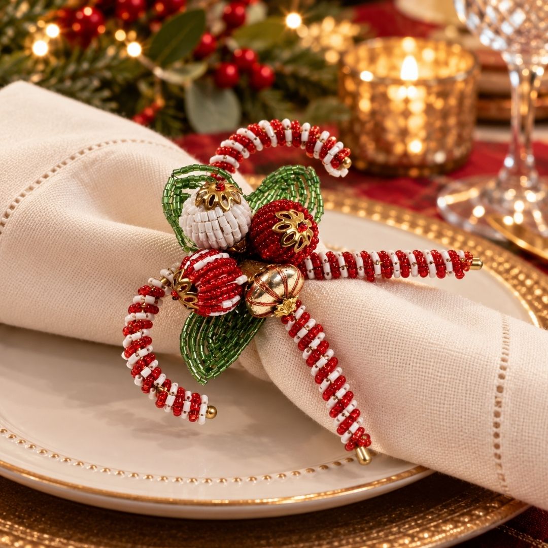 Christmas 'Candy Canes' Napkin Ring