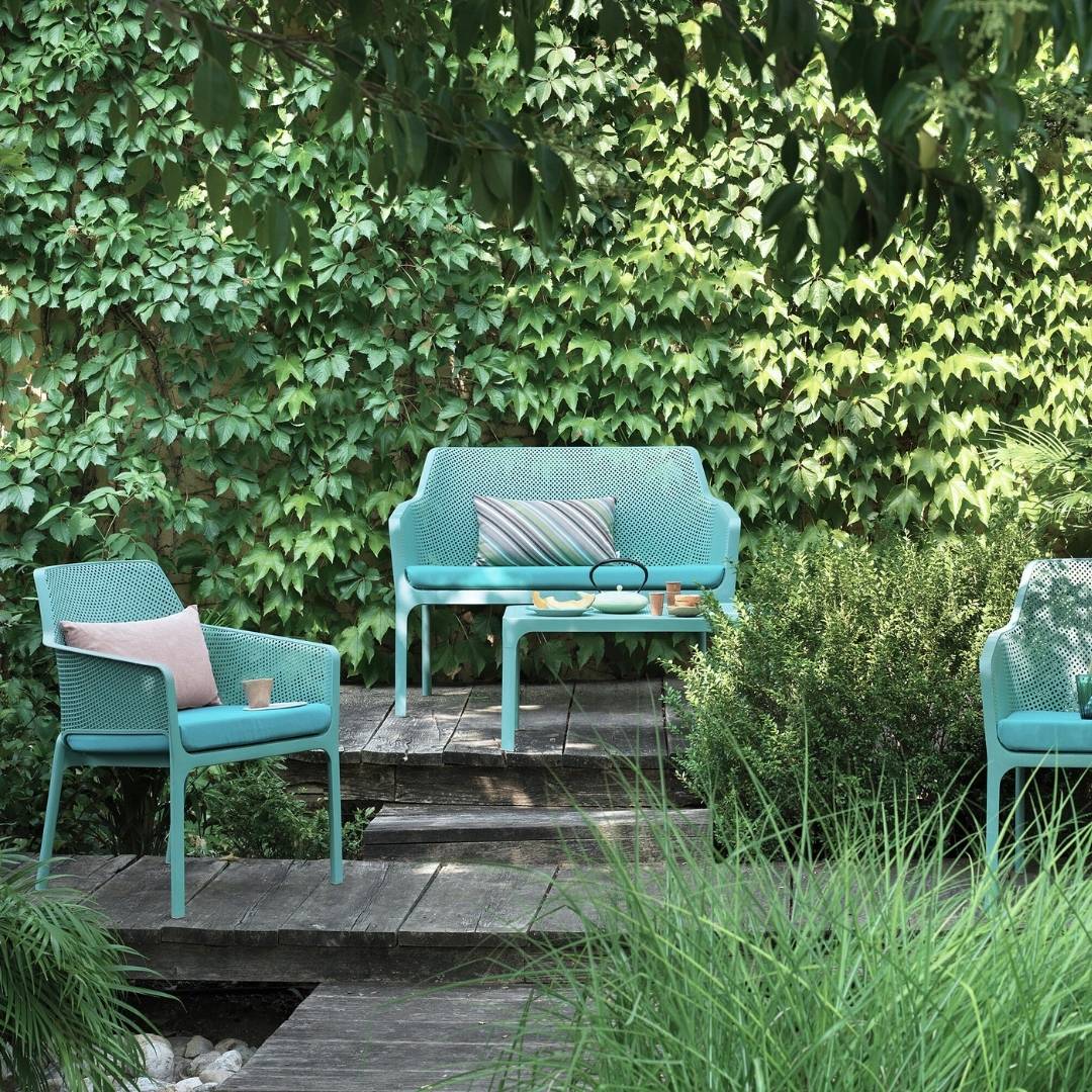 Net 4 Seat Garden Lounge Furniture Set Salice