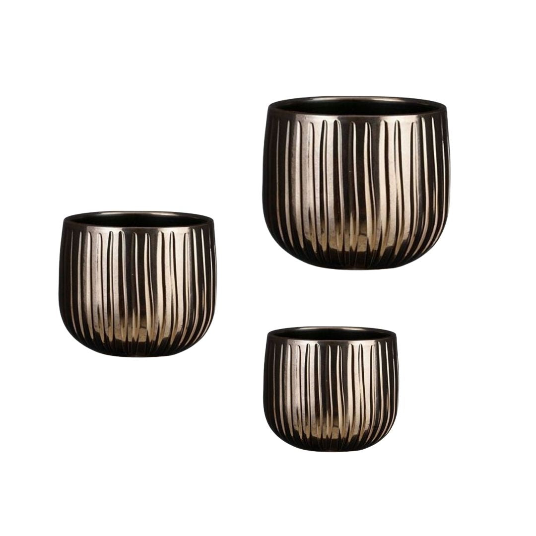Pablo Pot Round Bronze