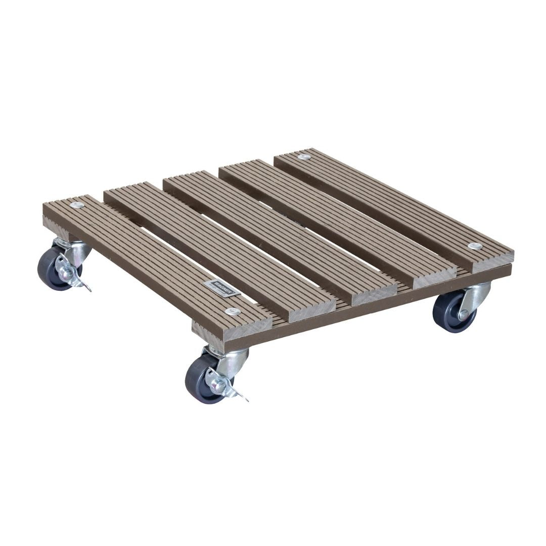 Plant Trolley Indoor/Outdoor Square - Taupe