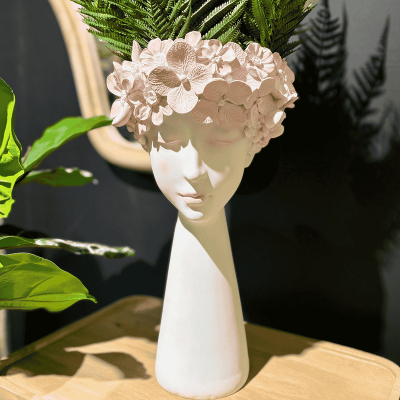 Planter Decorative Figure Pink Tall