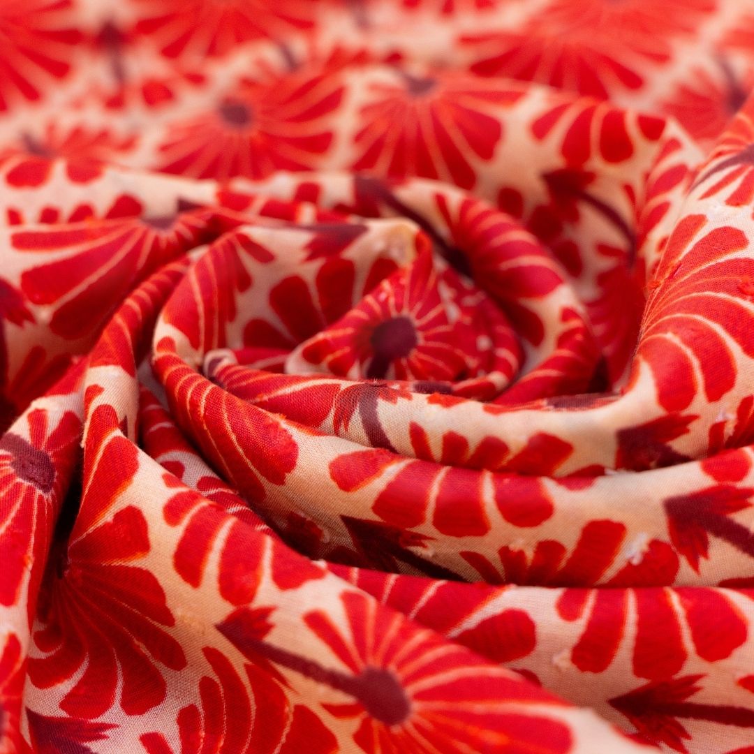 Infinity Scarf - Rouge Palms
