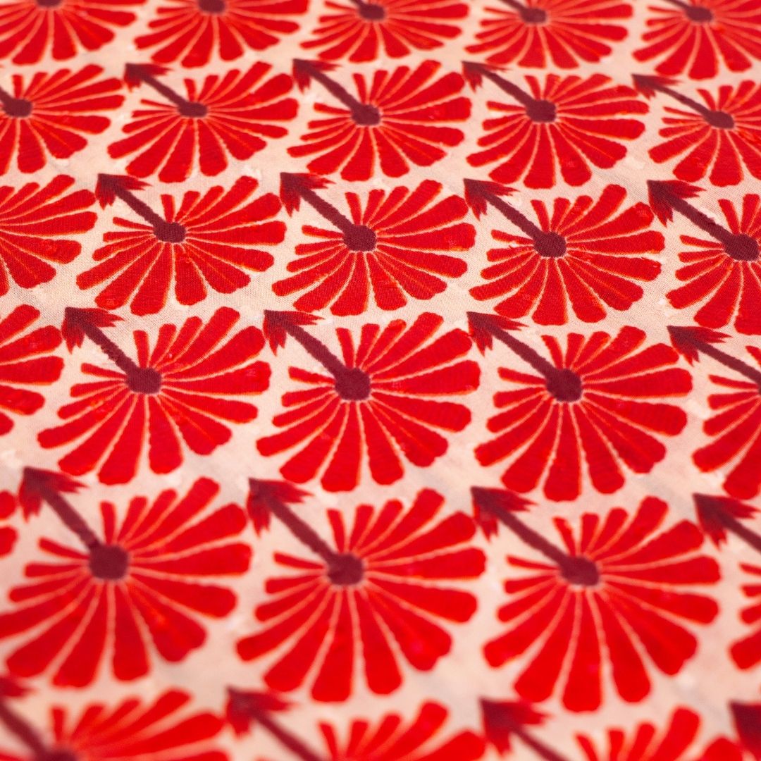 Infinity Scarf - Rouge Palms