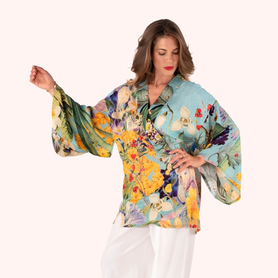 Kimono Jacket - Spring Flora