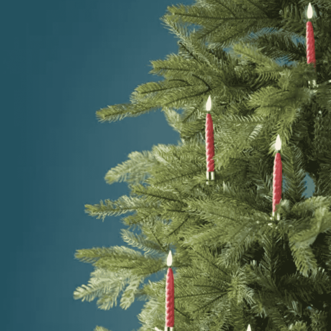 Red LED Christmas Tree Candle Lights