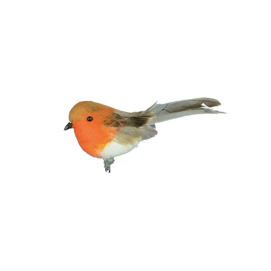 Christmas Robin on Clip 6cm