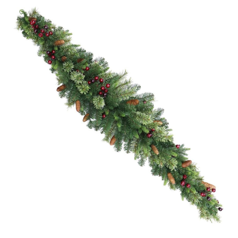 Rutland Pine 6ft Christmas Swag with Berries