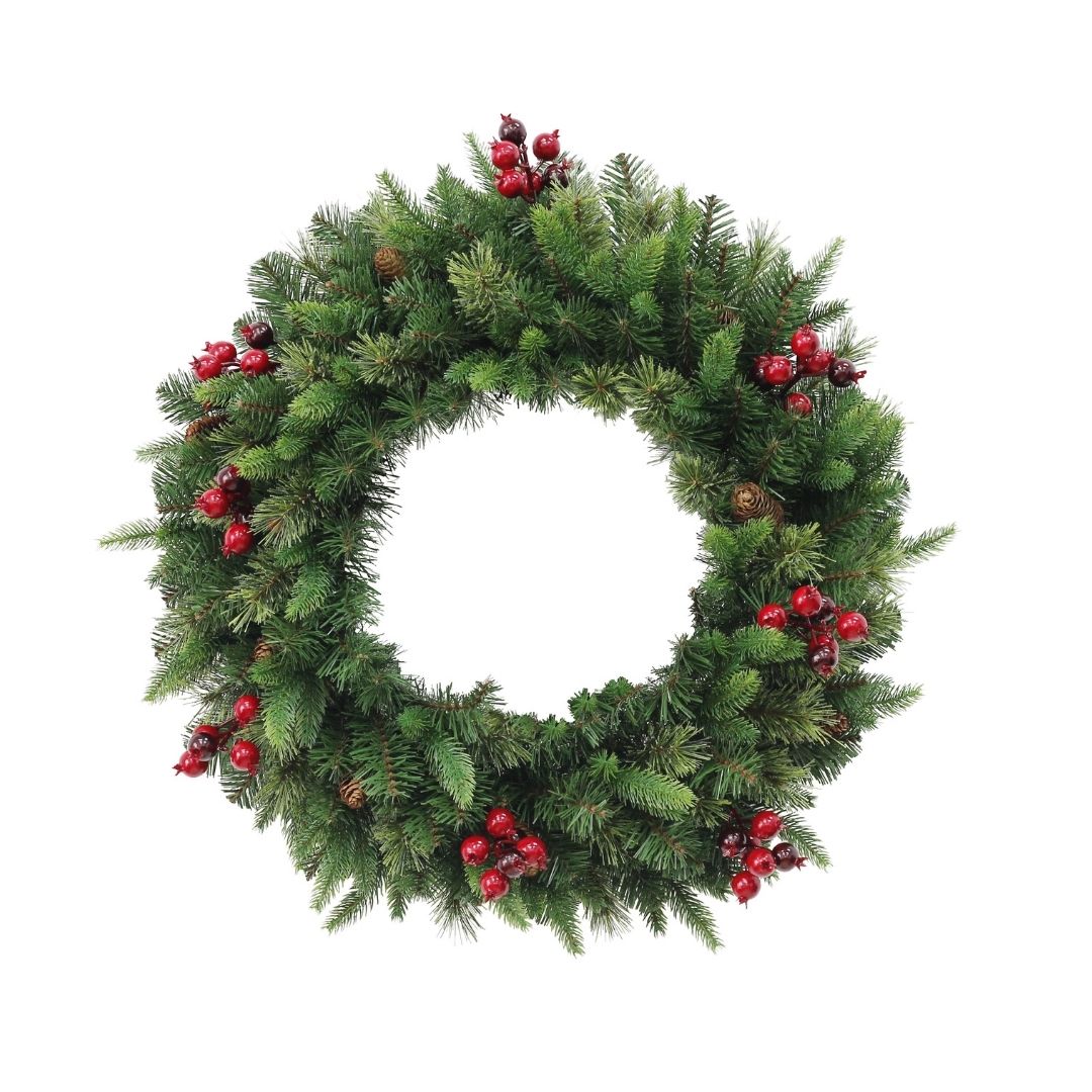 Christmas Wreath Rutland Pine with Berries