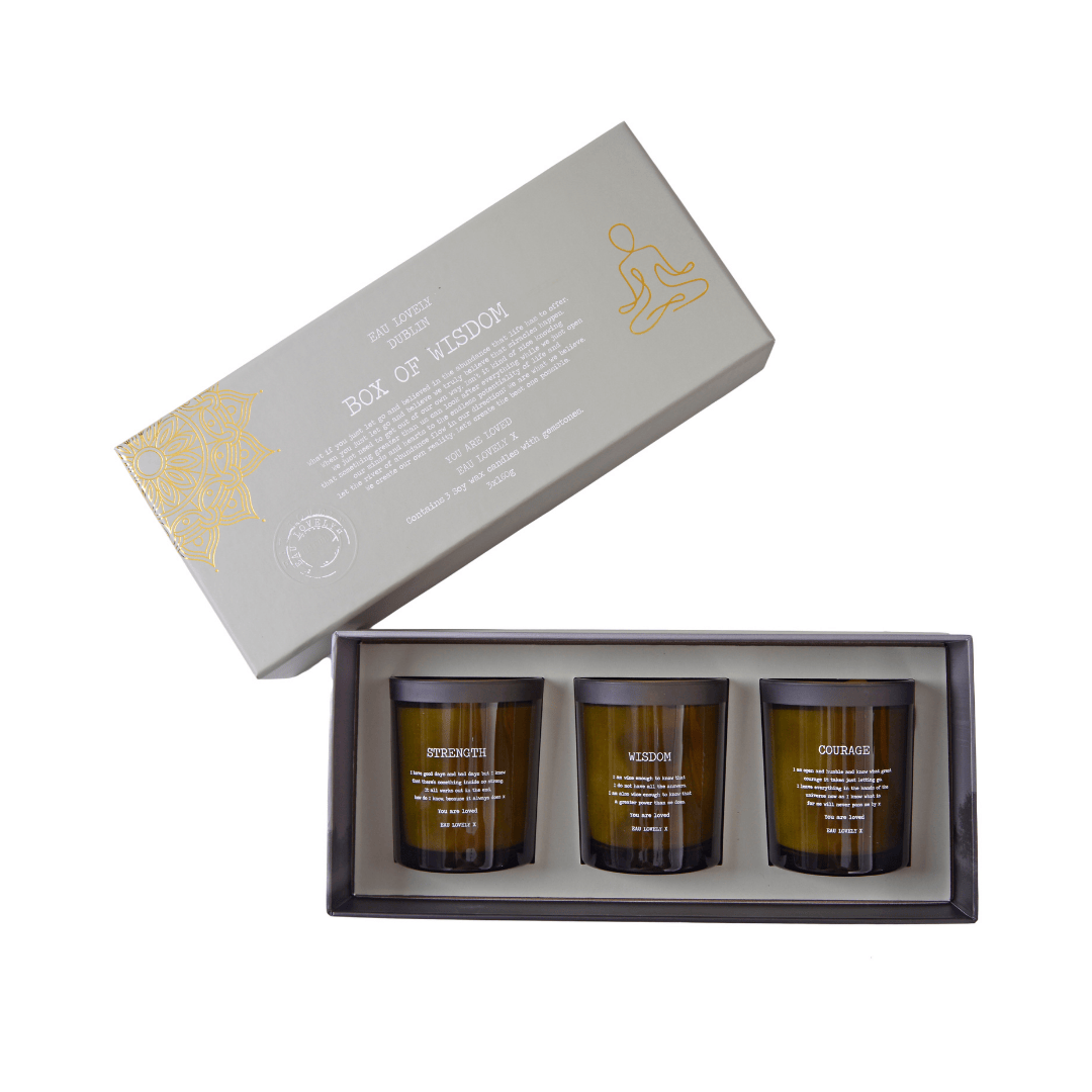 Scented Candle Gift Set - Box of Wisdom