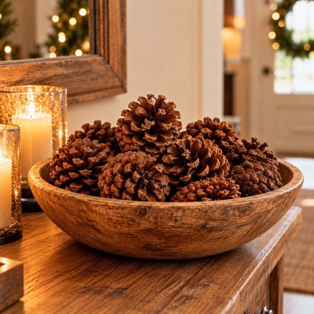 Christmas Spice Scented Pine Cones