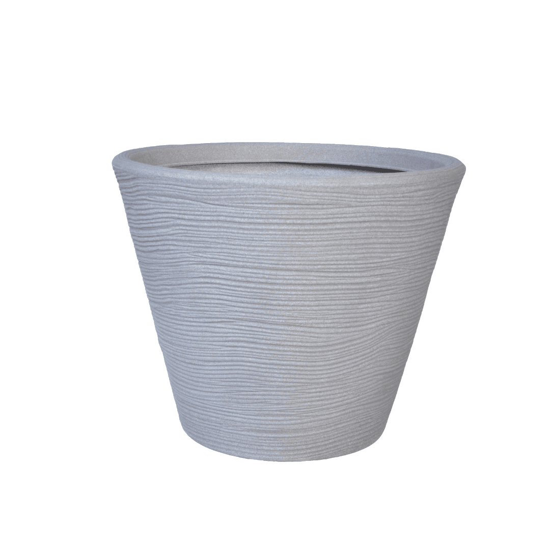 Shabby Conical Pot Corda - Off White