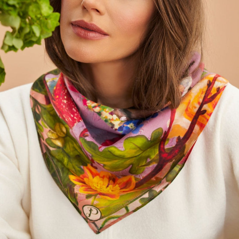 Silk Woodland Scarf