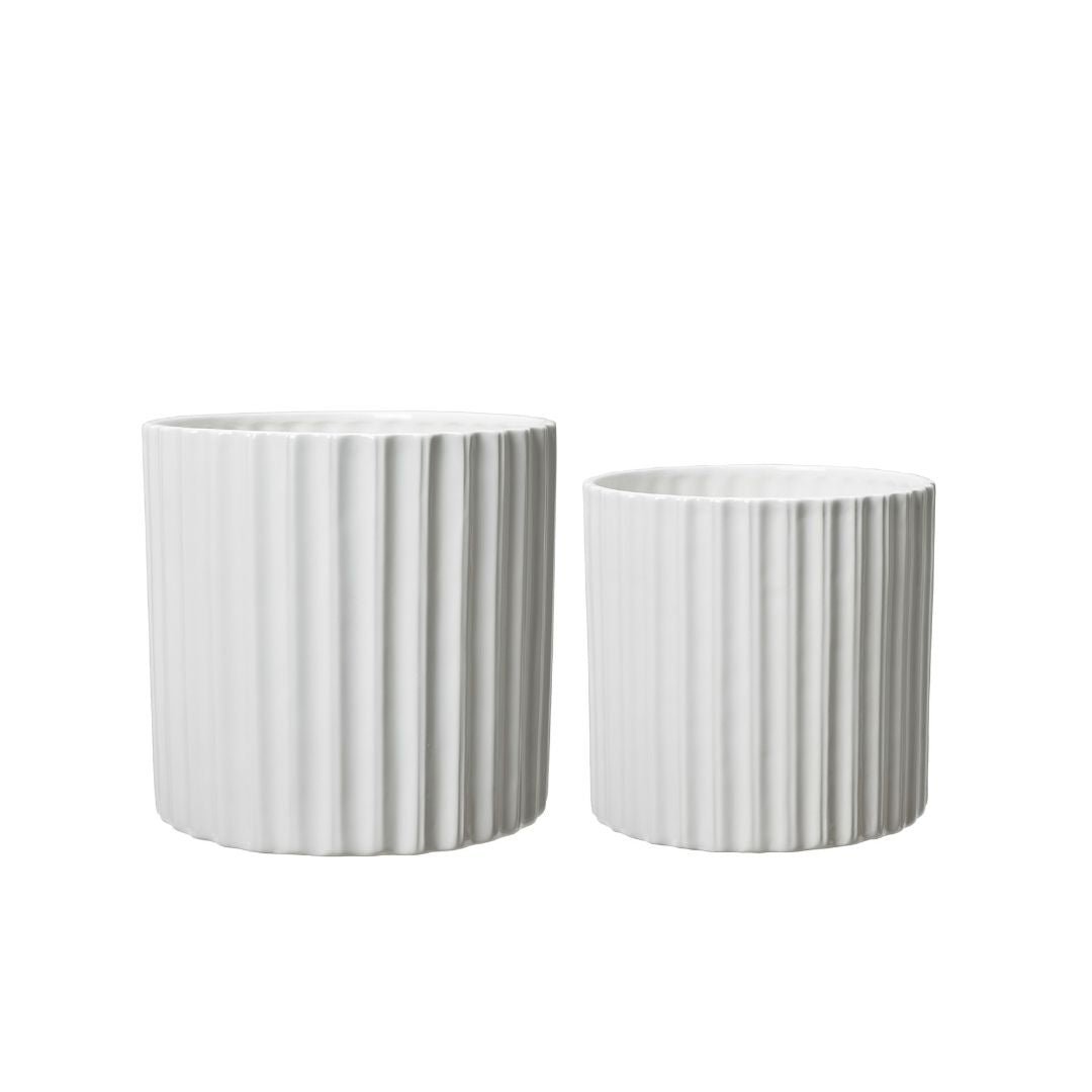 Simone Indoor Pot White