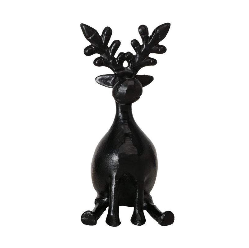 Sitting Reindeer Black