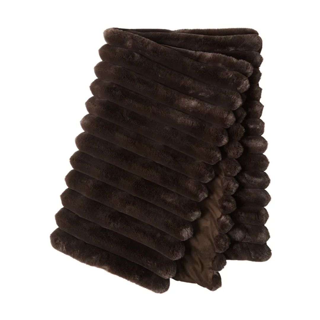 Liny Blanket Brown 140x220cm