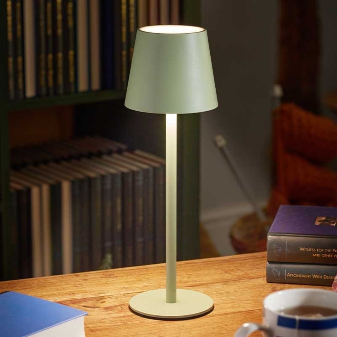 Turin Lamp Sage - Rechargeable