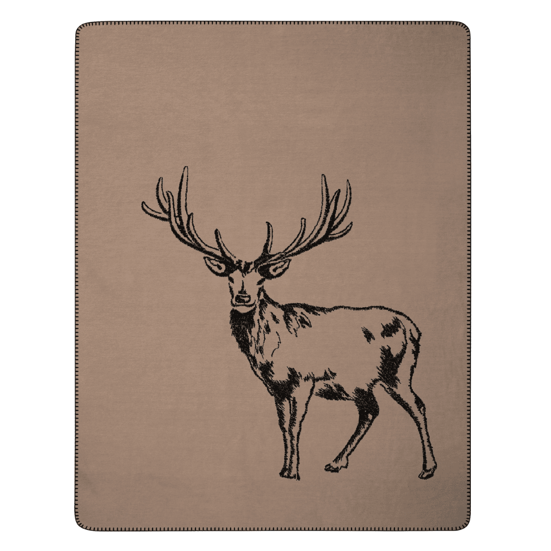 Stag Two Tone Throw