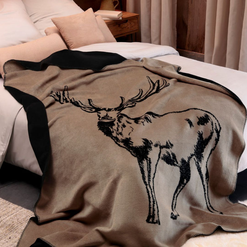 Stag Two Tone Throw