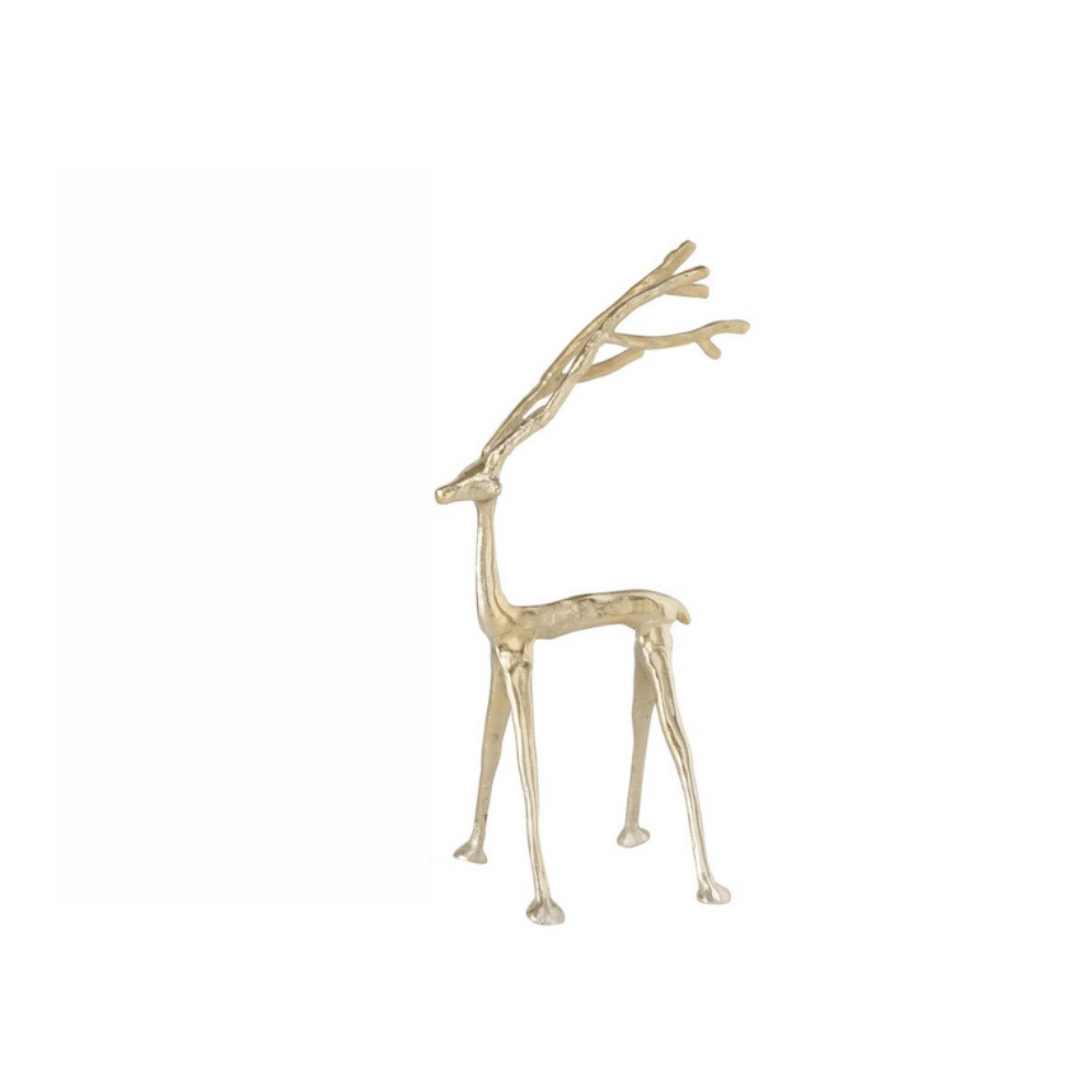 Standing Deer Figurine Frody Gold