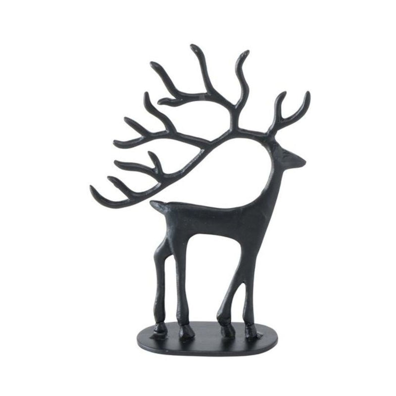 Standing Deer Figurine Trollah Black