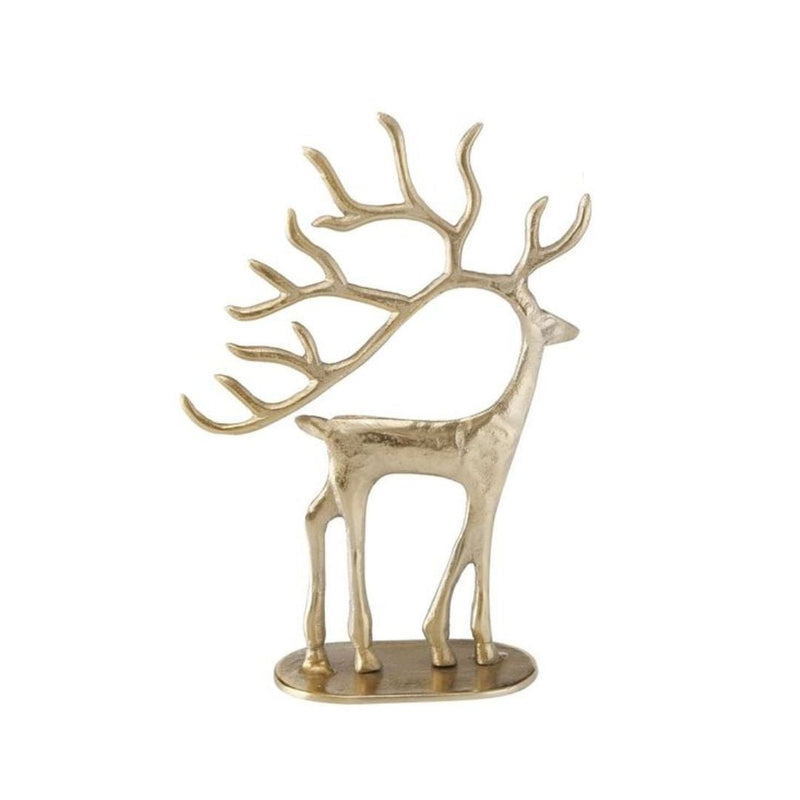 Standing Deer Figurine Trollah Gold