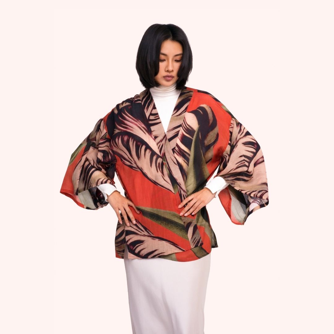 Kimono Jacket Short - Tulip
