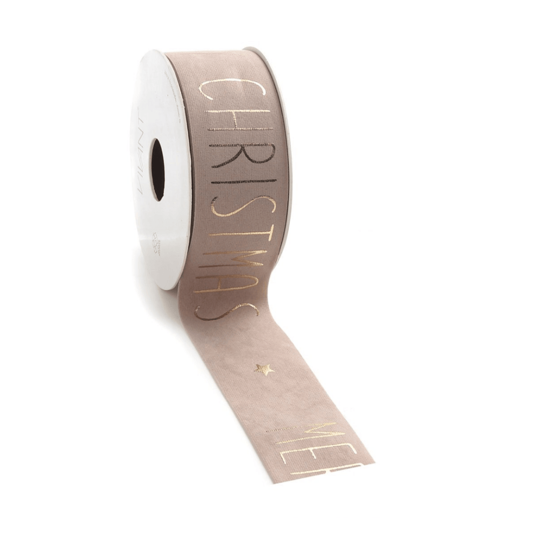 Vellu Christmas Ribbon - Champagne