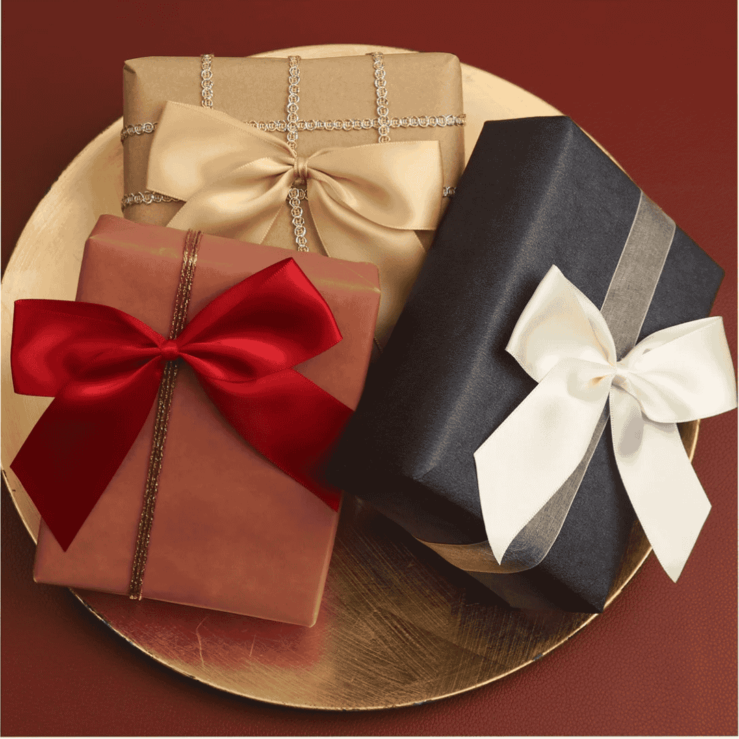 Satin Bow - Red