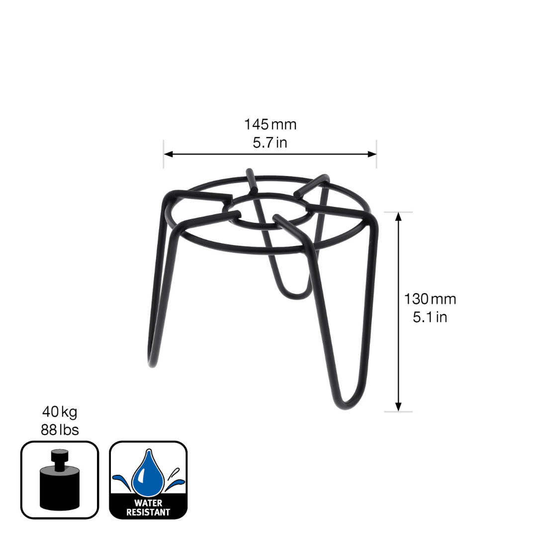 Wagner Plant Stand Black Metal