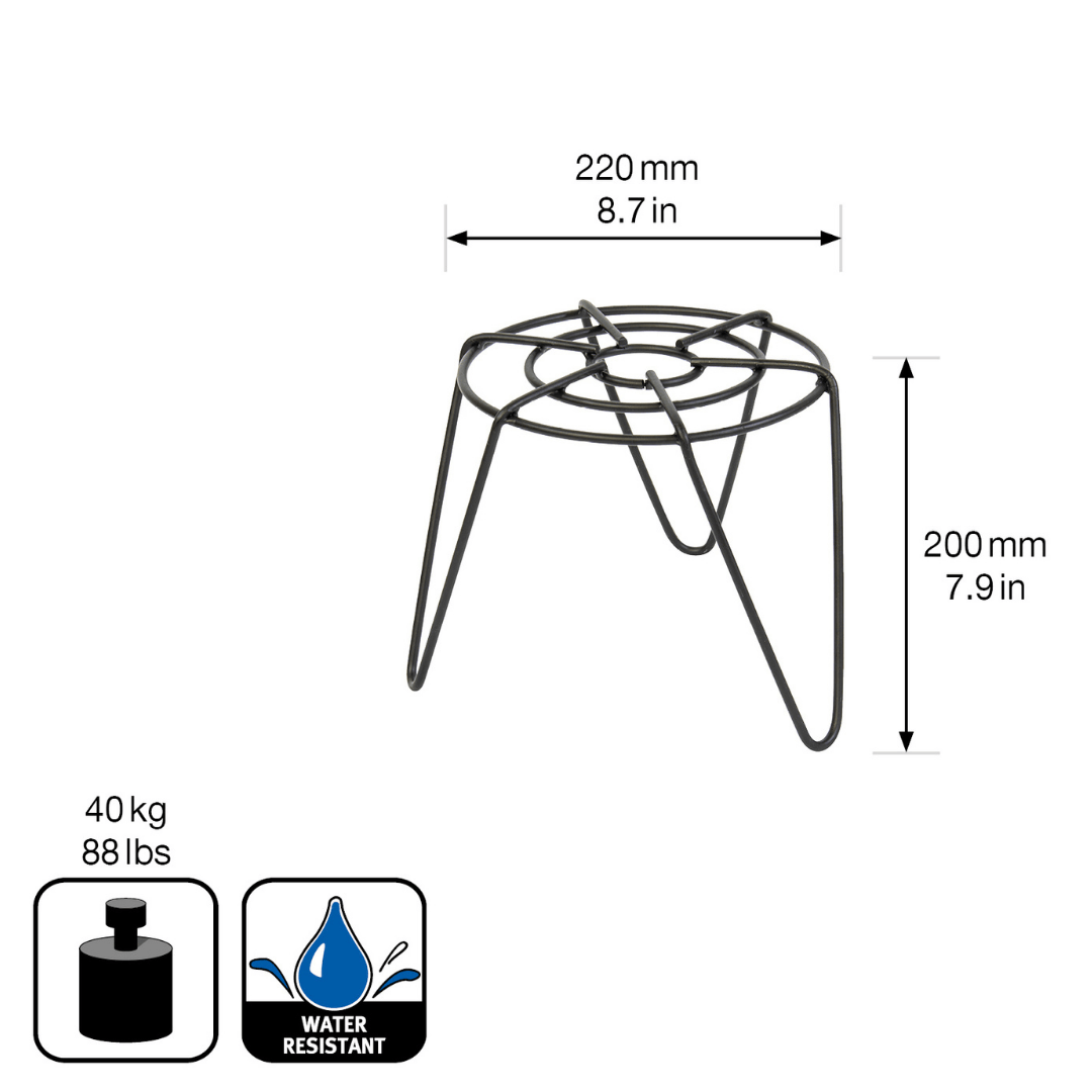 Wagner Plant Stand Black Metal