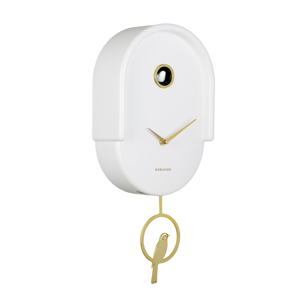 Wall Clock Tweet - White