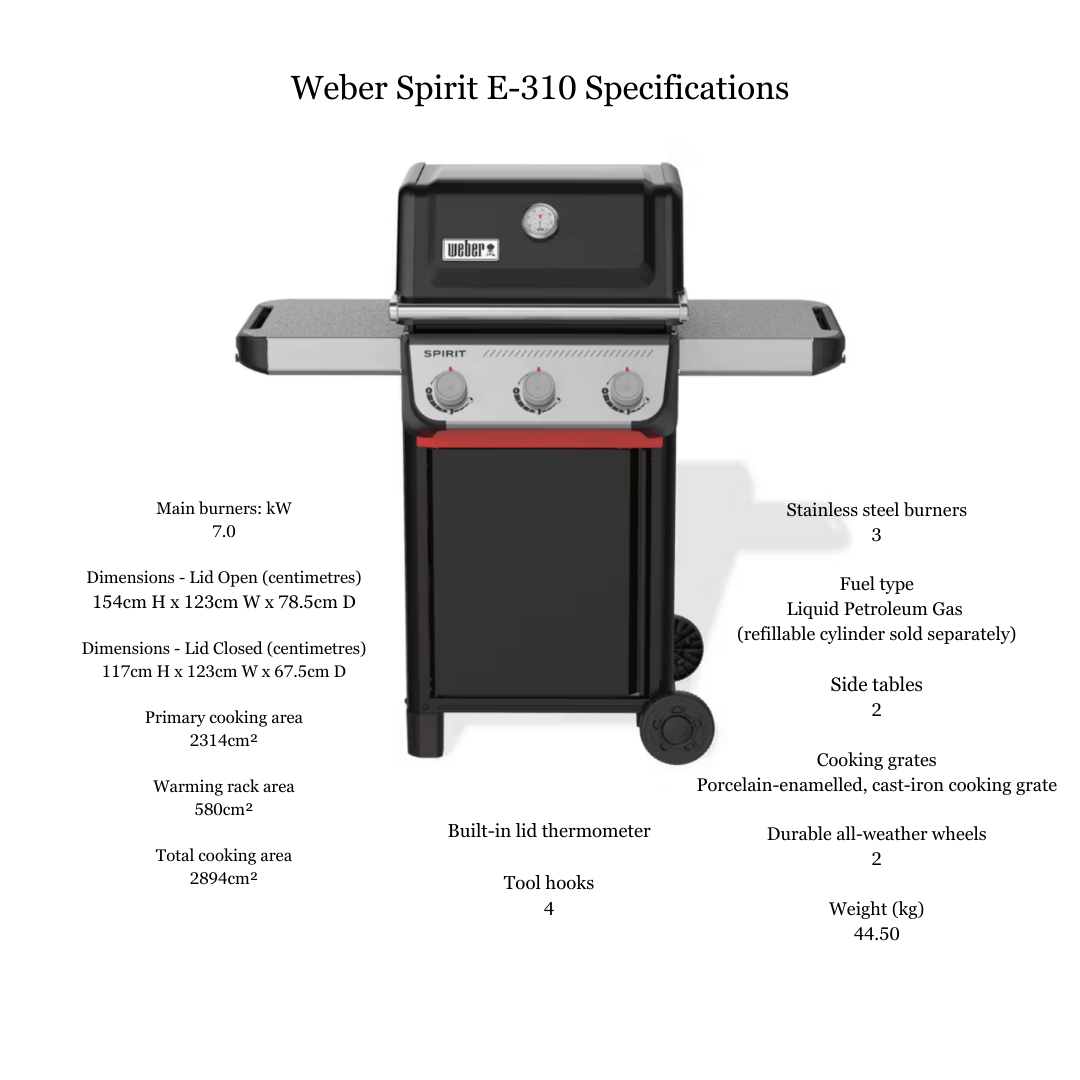 Weber Spirit E - 310 Gas Barbecue