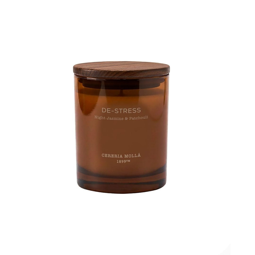 Scented Candle De-Stress - Night Jasmine & Patchouli
