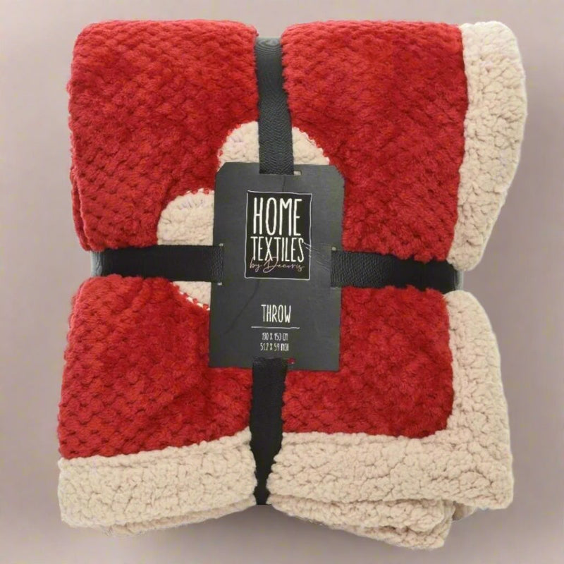 Winter Throw Red Heart