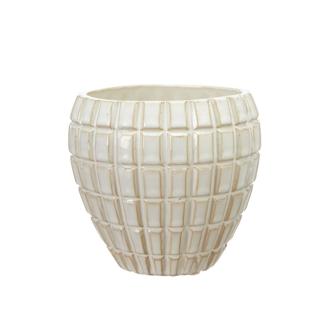 Zea Pot Off White