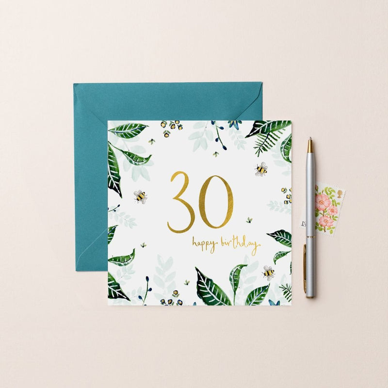 30th Birthday Card - The Garden HouseLouise Mulgrew