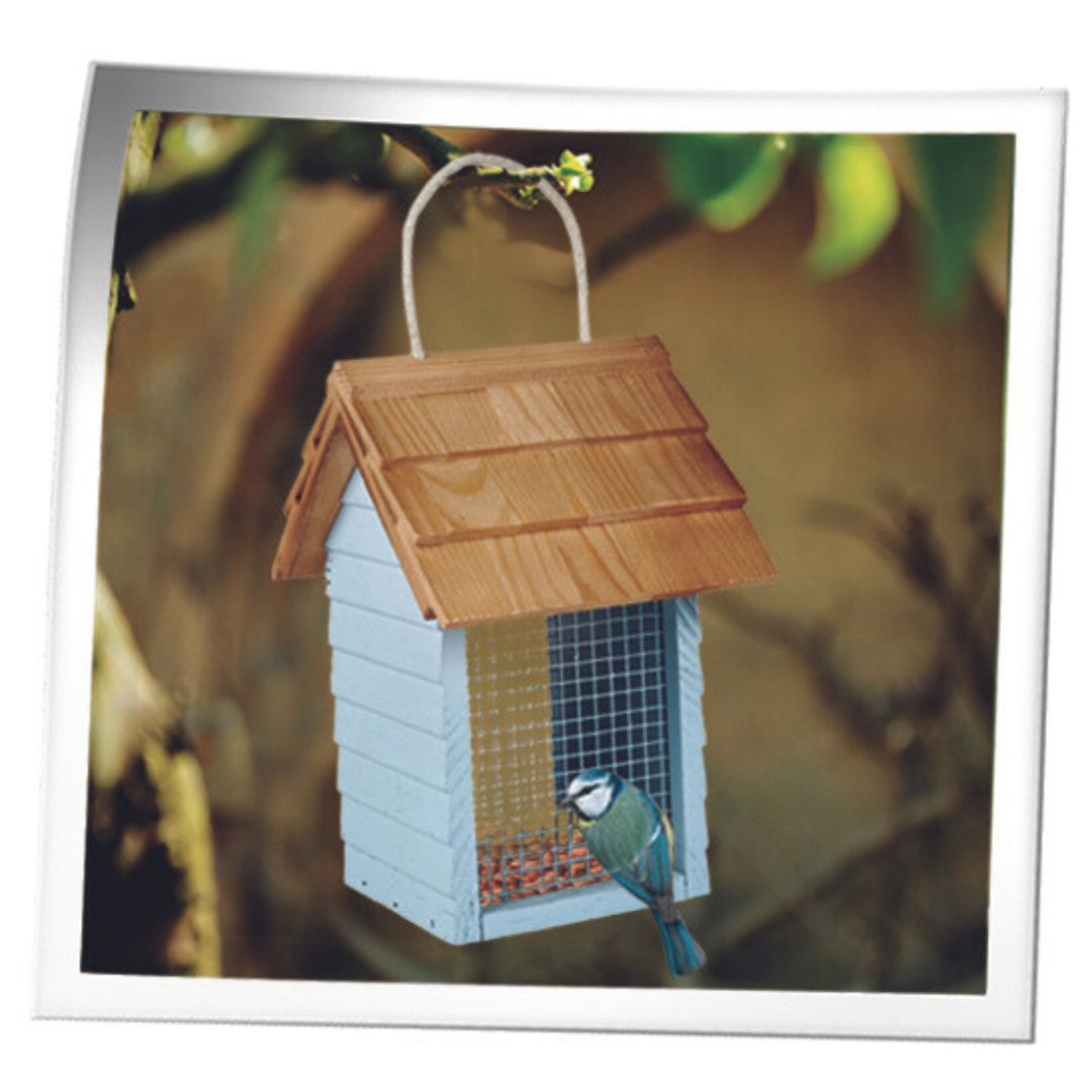 Beach Hut Peanut Feeder