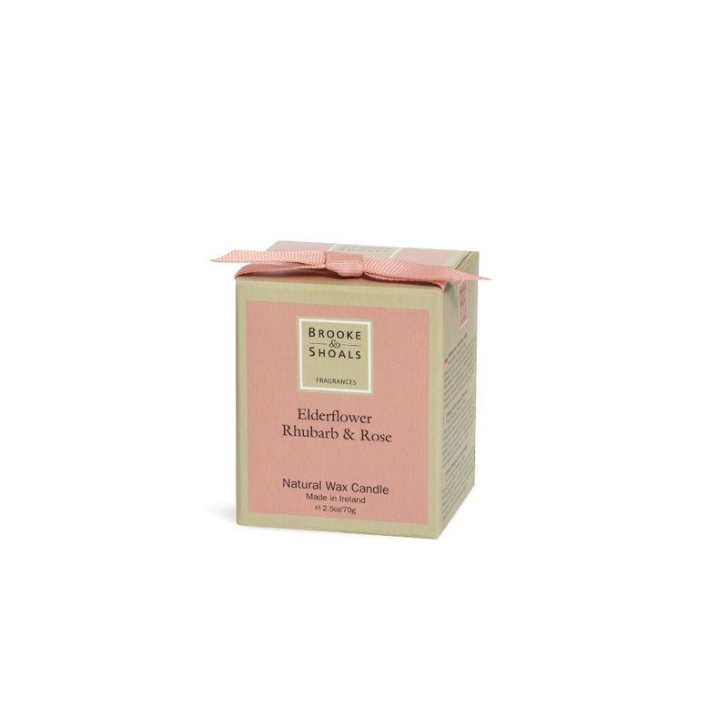 Brooke & Shoals Travel Candle - Elderflower,Rhubarb & Rose - The Garden HouseBrooke & Shoals