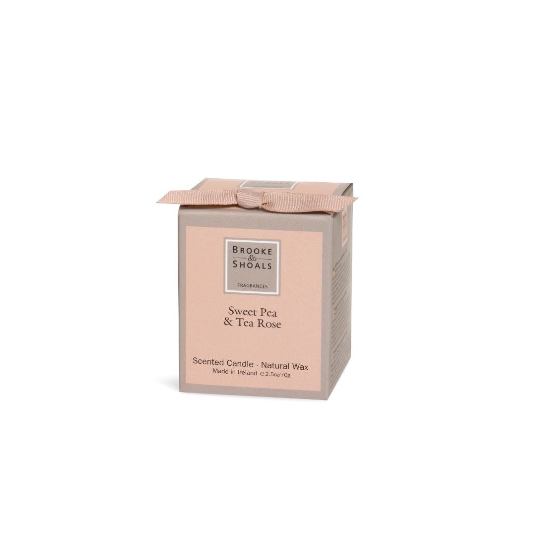 Brooke & Shoals Travel Candle - Sweet Pea & Tea Rose