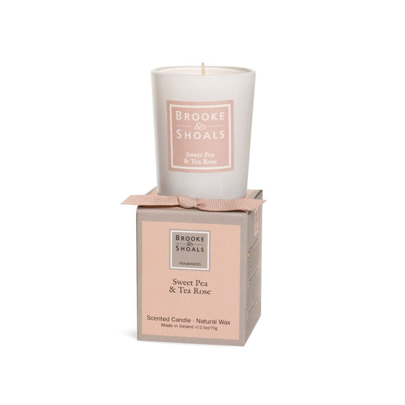 Brooke & Shoals Travel Candle - Sweet Pea & Tea Rose