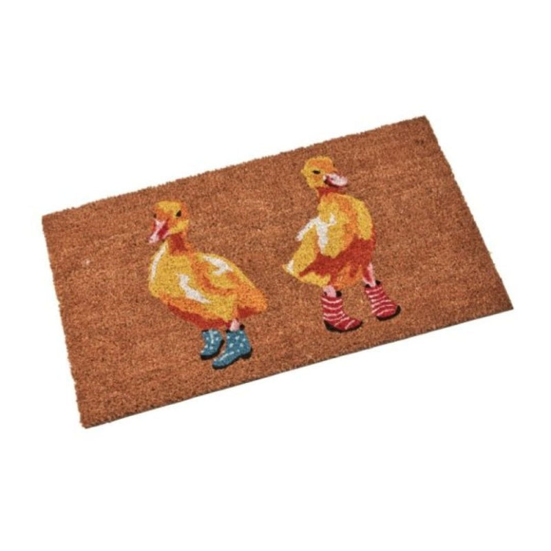 Coir Mat Ducks In Wellies 45 x 75cm