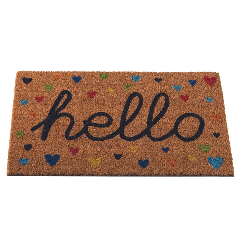 Coir Mat Hello 45 x 75cm