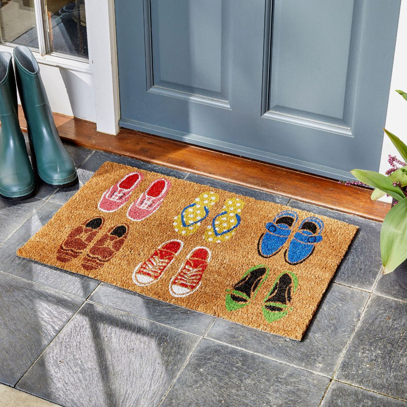 Coir Mat Shoe-Aholic 45 x 75cm