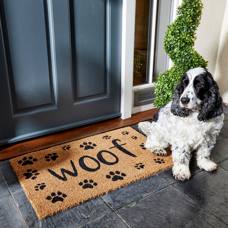 Coir Mat Woof 45 x 75cm