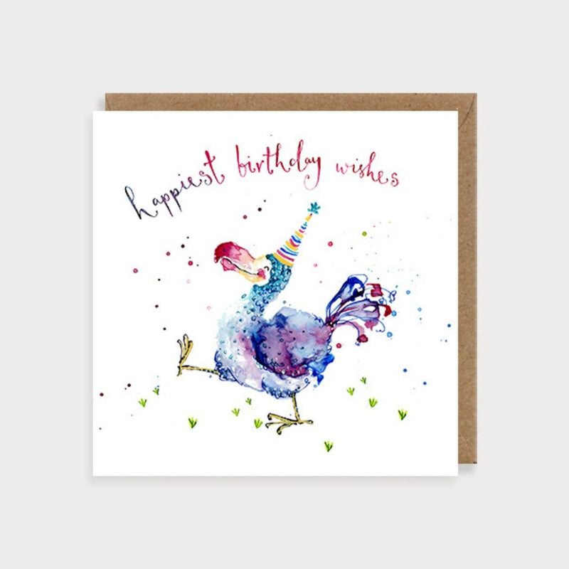 Dodo Birthday Wishes Card - The Garden HouseLouise Mulgrew